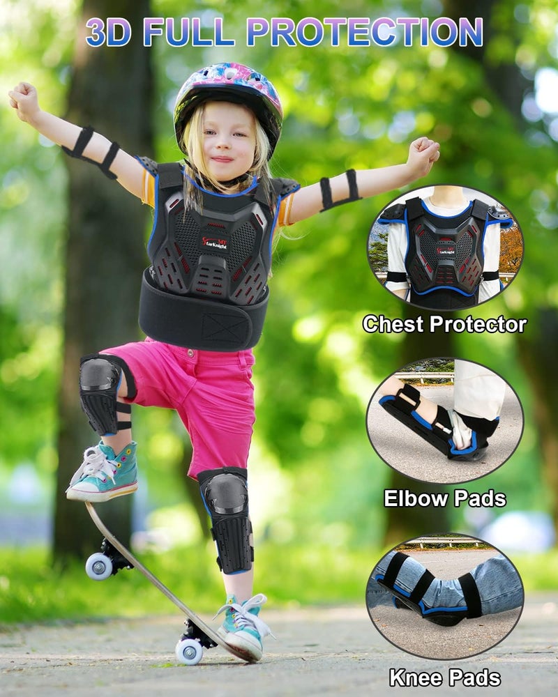 StarknightMT Kids Dirt Bike Gear - Youth Motorcycle Gear Riding Protective Motocross Armor Suit Chest Protector for Boys Girls Biking Cycling Skating Off-Road - Image 4